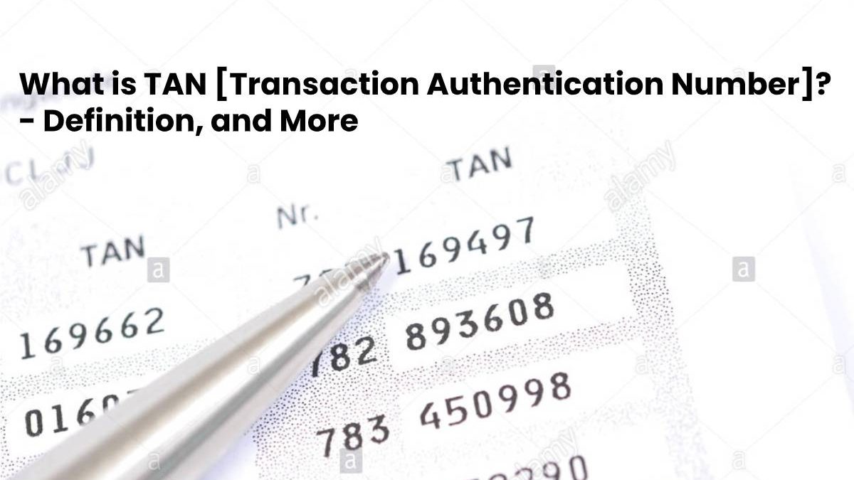 What is TAN [Transaction Authentication Number]? – Definition, and More